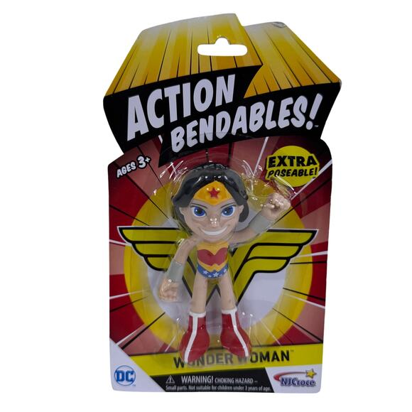 5 for $25| Action Bendables Wonder Woman Figure - Picture 1 of 5